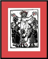 Print Titled He Is Risen